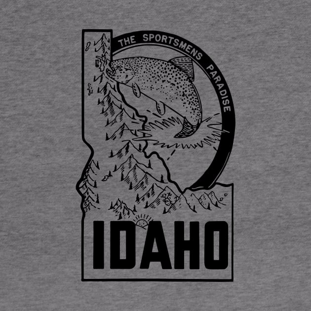 Idaho State Outline by Widmore